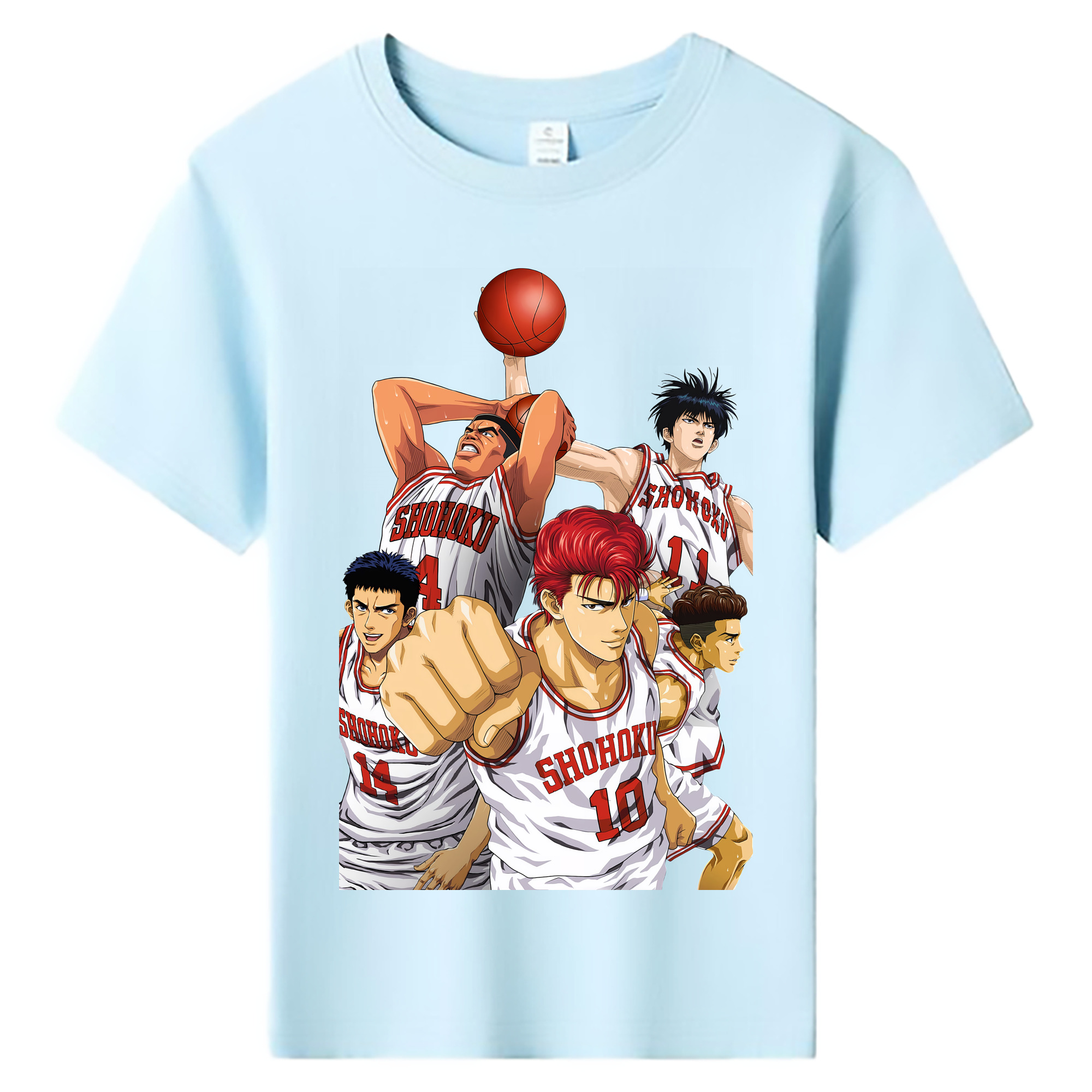 （画像用） SLAM DUNK／スラムダンク 綿100％キッズTシャツ（フロントプリント）